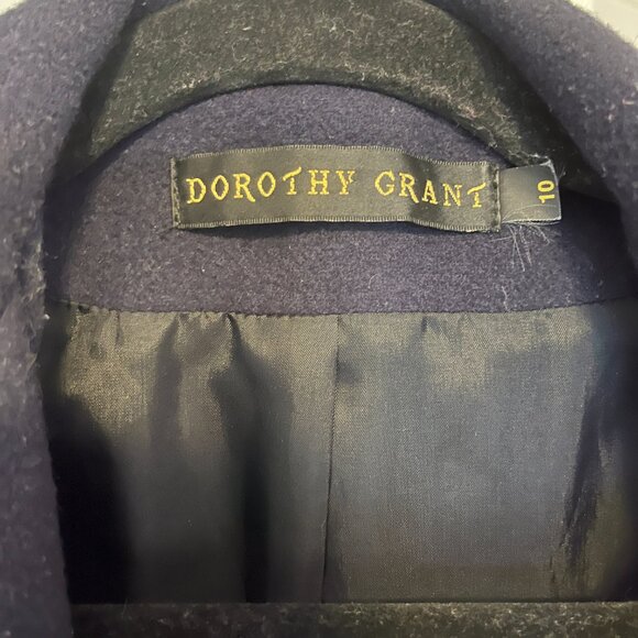 Dorothy Grant Haida - embroidered wool / cashmere coat - Picture 2 of 6